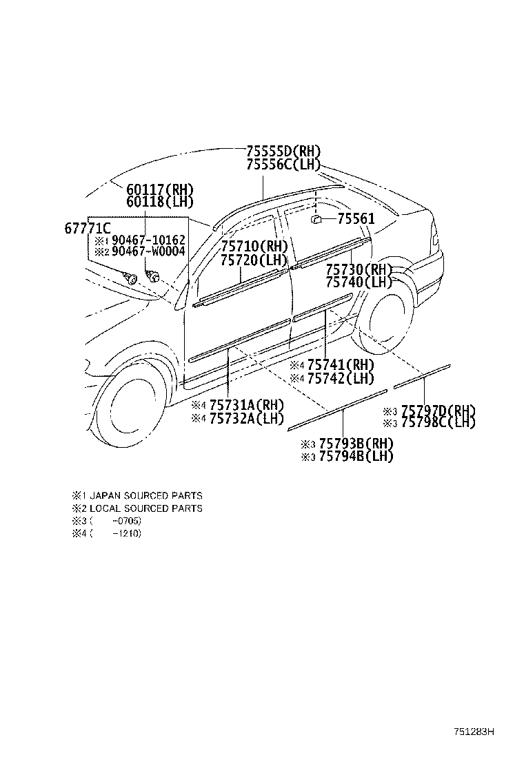 60118-02100 COVER SUB-ASSY, FRONT PILLAR, UPR LH product image