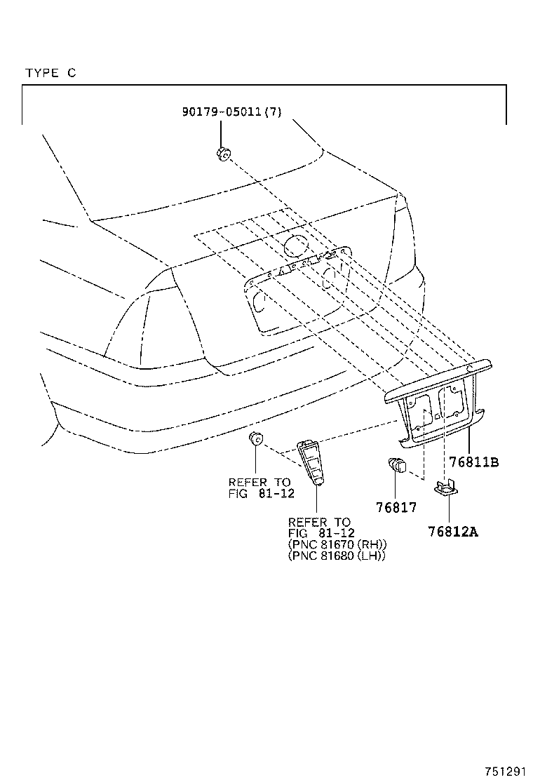 75010-48020 FRAME SUB-ASSY, REAR LICENSE PLATE product image