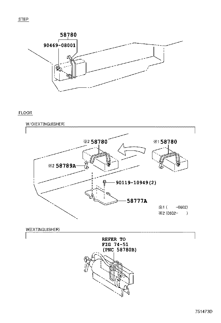 Toyota 58781-58010 BAND ASSY, TOOL BOX