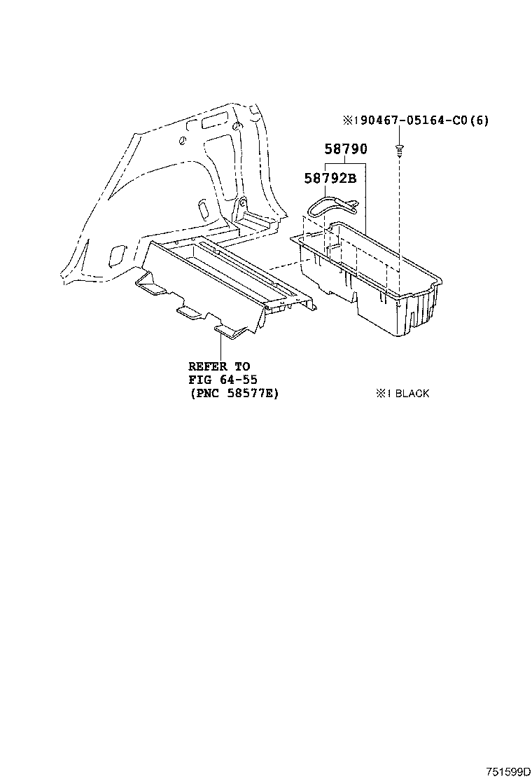 58790-42010 CARRIER ASSY, JACK product image