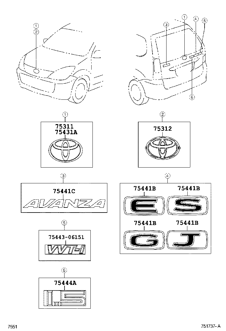 Thumbnail 2 for 75311-BZ020