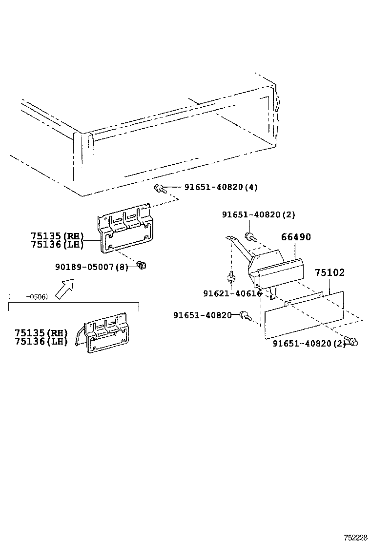 75209-37010 BASE, JACK HOLDER product image