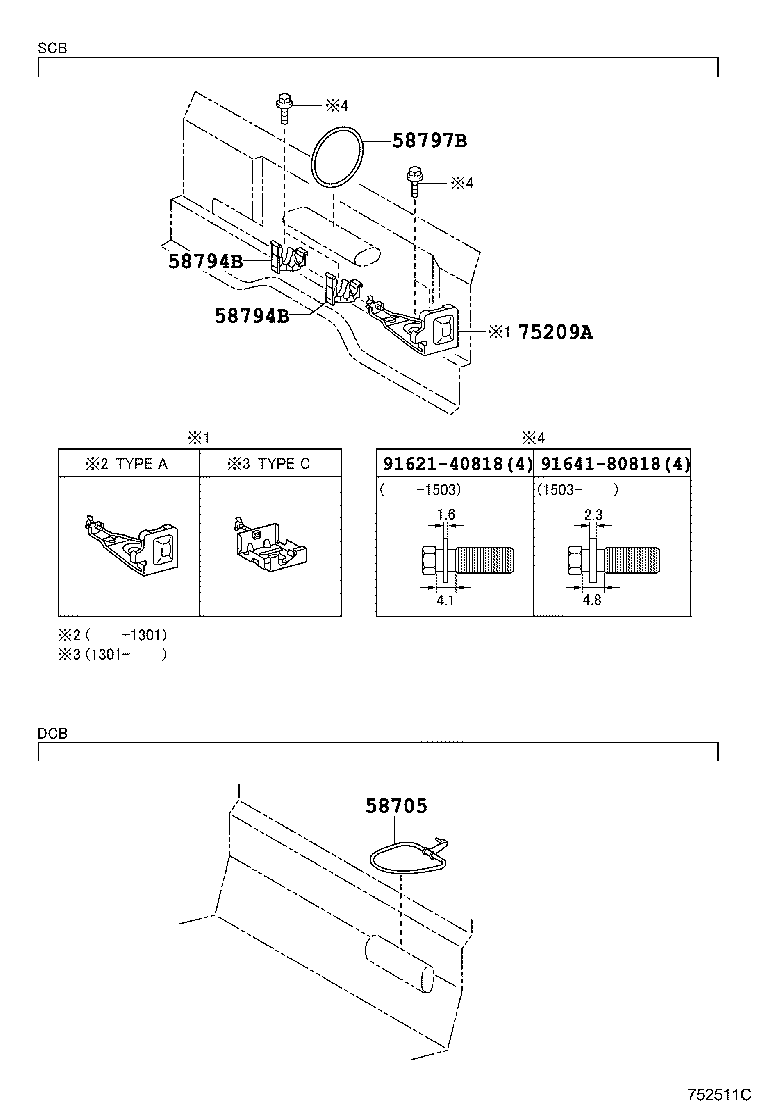 75233-37070 STAY SUB-ASSY, TOOL BOX product image