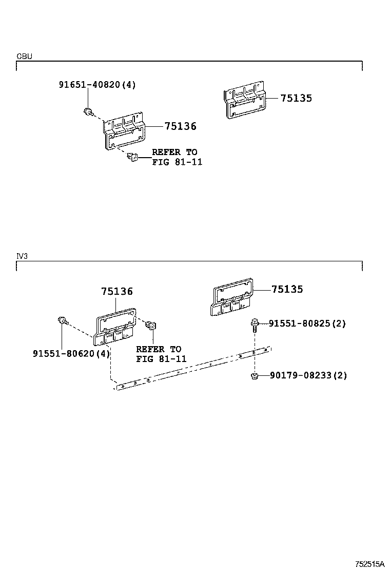 75233-37070 STAY SUB-ASSY, TOOL BOX product image