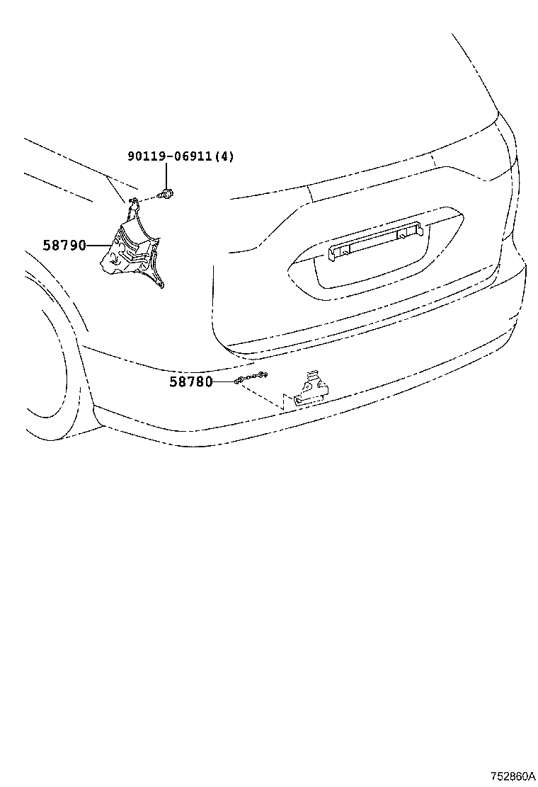 58780-28080 BAND ASSY, TOOL BOX product image