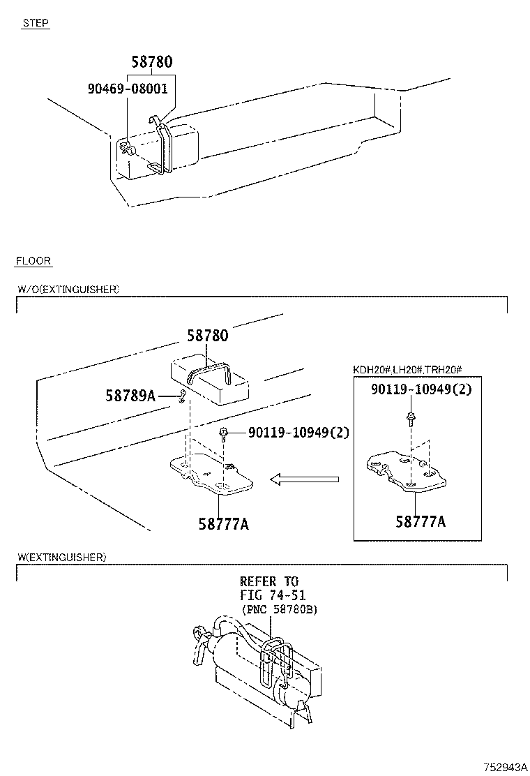 58777-26020 HOLDER, TOOL BAG product image