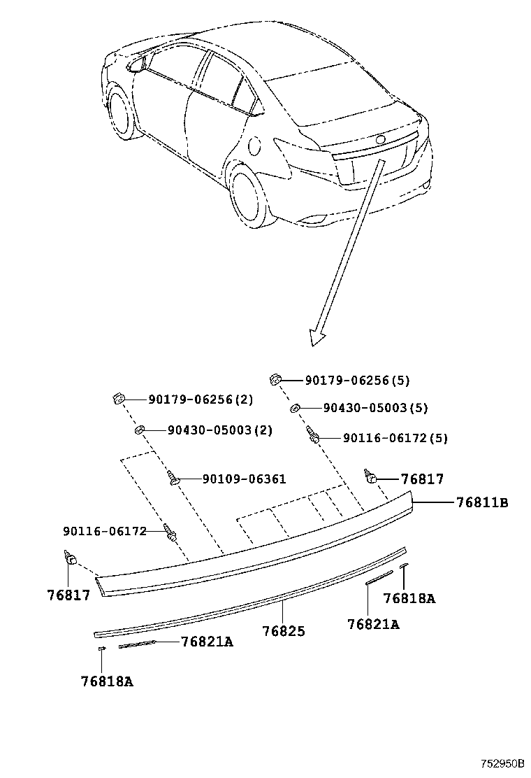 Thumbnail 2 for 76811-0D910