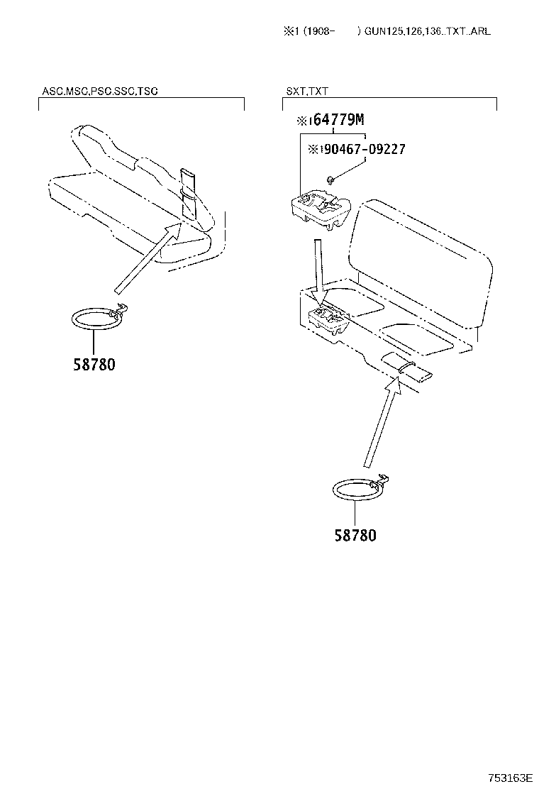 Toyota 75102-0K020 BRACKET SUB-ASSY, REAR LICENSE PLATE