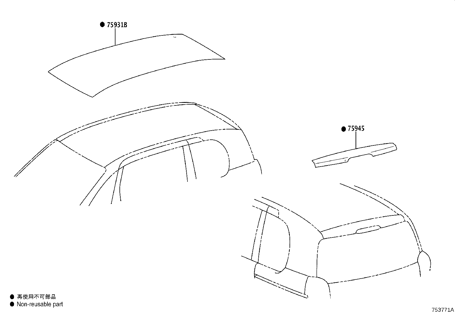75945-52020-C0 STRIPE, BACK DOOR product image