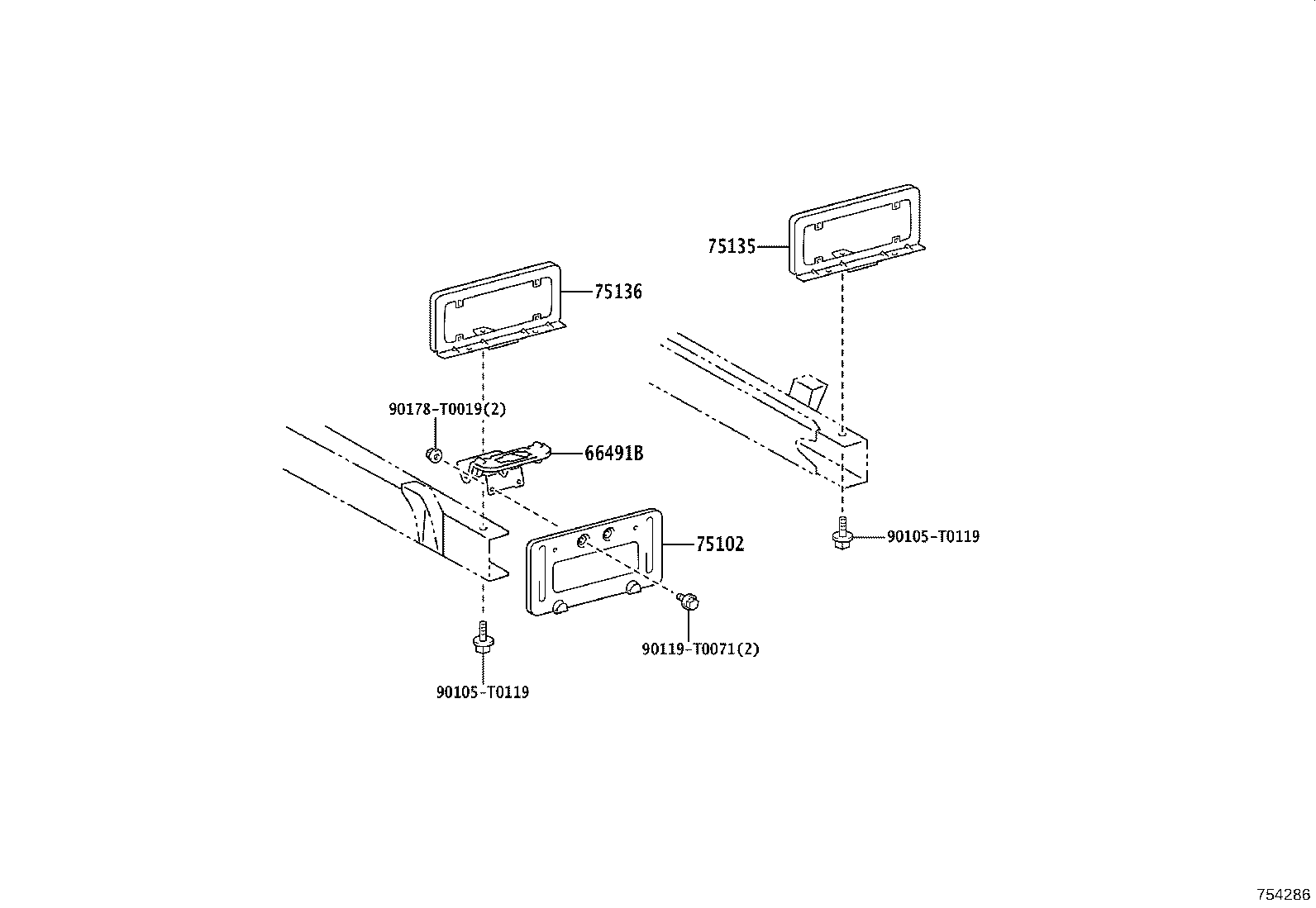 64779-KK010 Toyota Reference Part product image