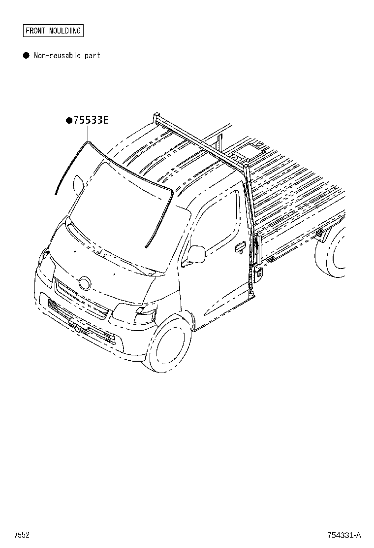67914-BZ220-B0 PLATE, FRONT DOOR SCUFF, OUTSIDE LH product image