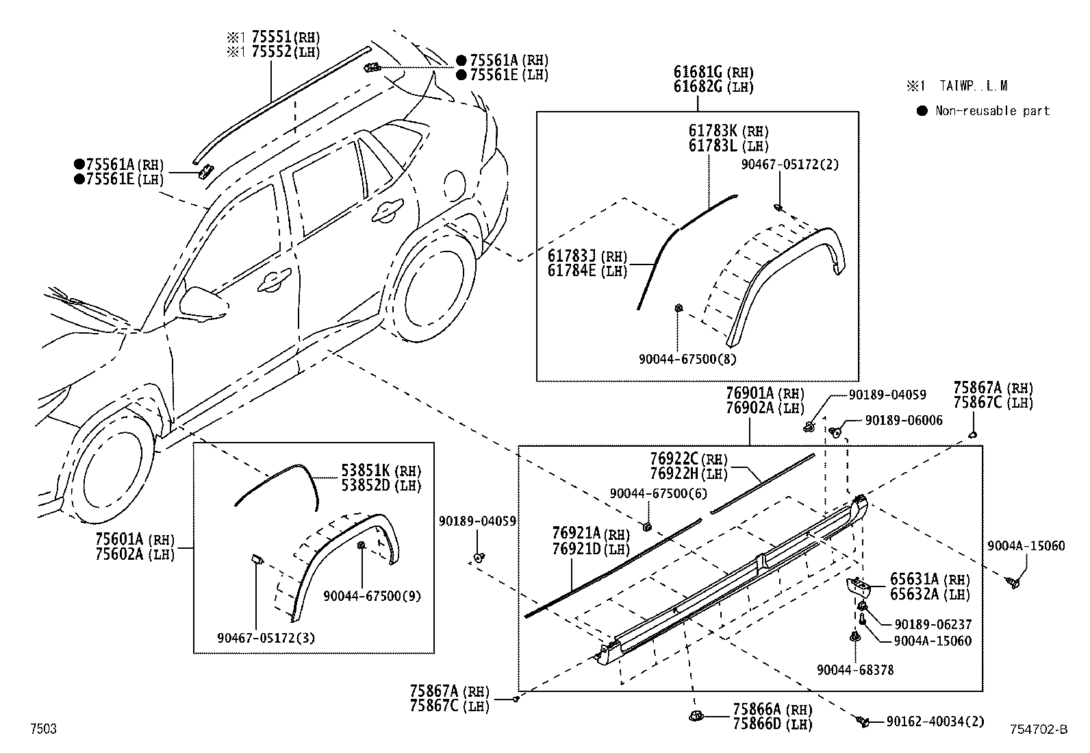 65632-BZ070 PLATE, REAR WHEEL HOUSE, FRONT LH product image