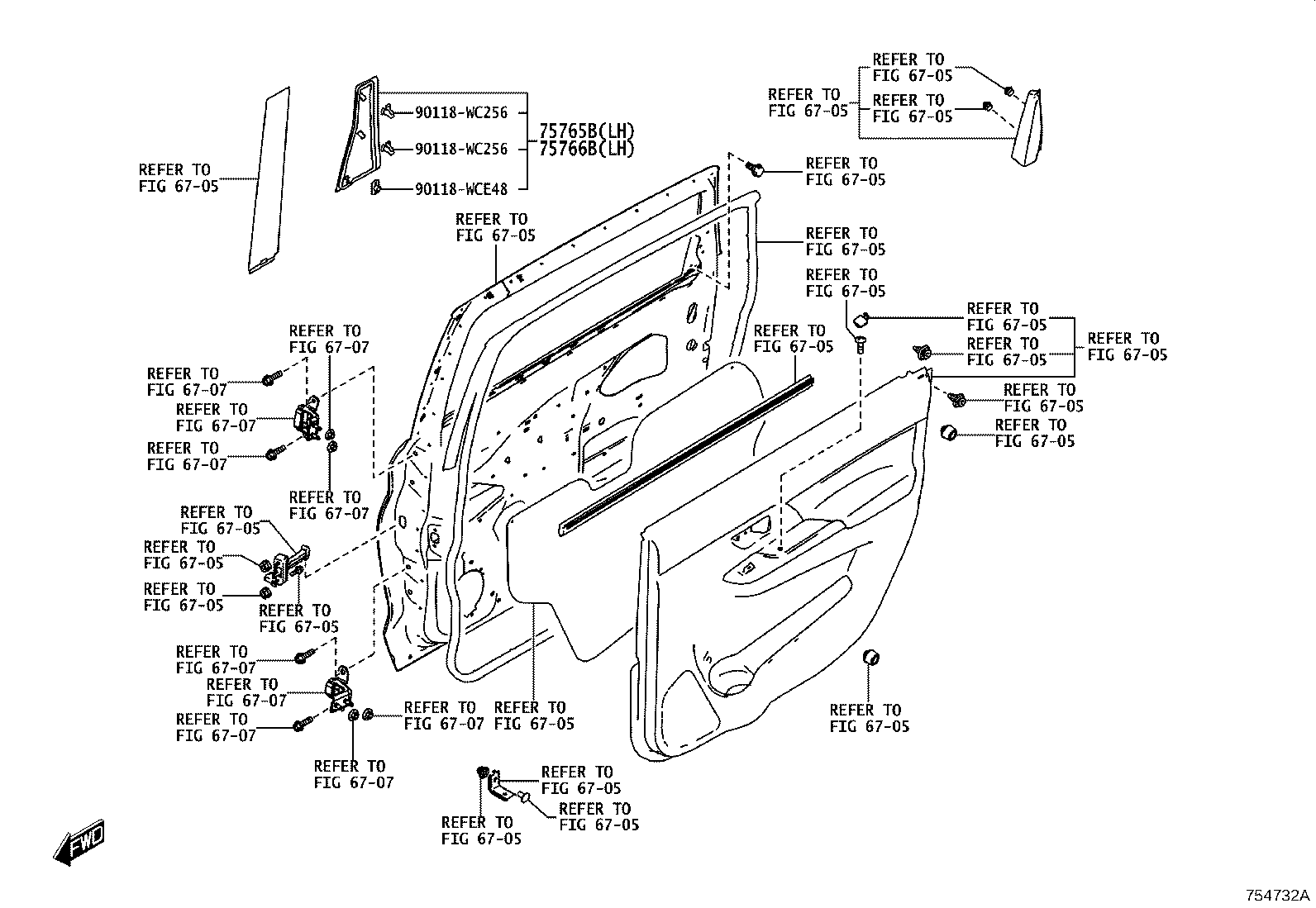 60118-WC003 COVER SUB-ASSY, FRONT PILLAR, UPR LH product image