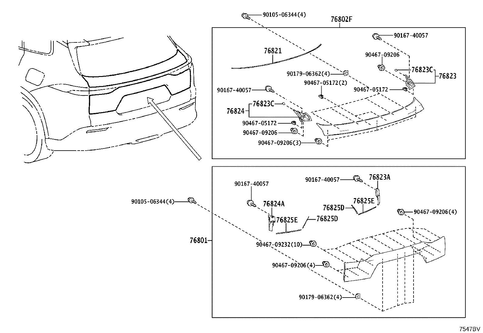 76802-30010-C0 Toyota Reference Part product image