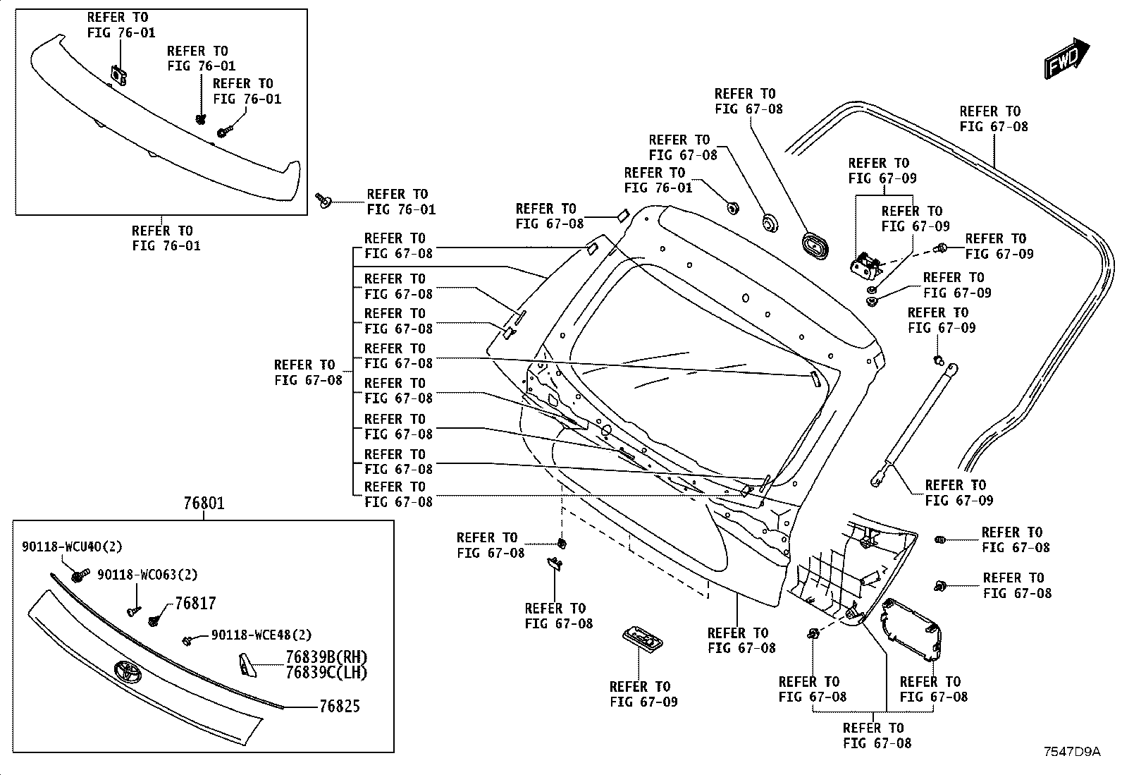 76839-WC003 Toyota Reference Part product image