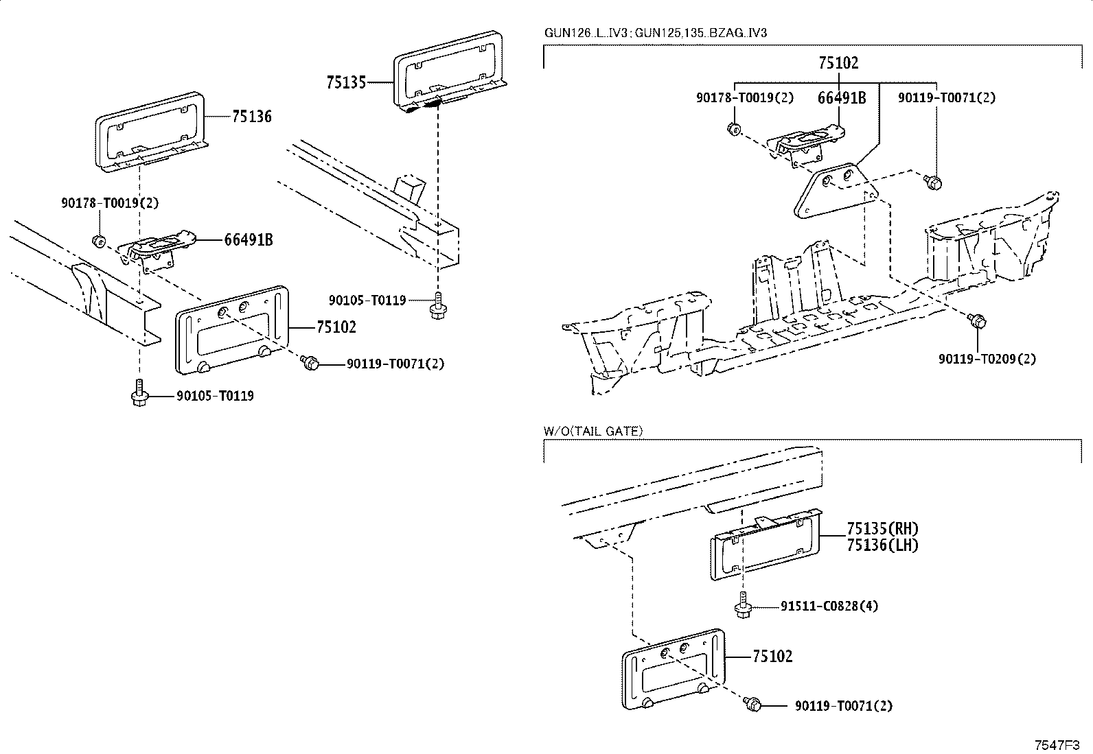 58780-0K150 BAND ASSY, TOOL BOX product image