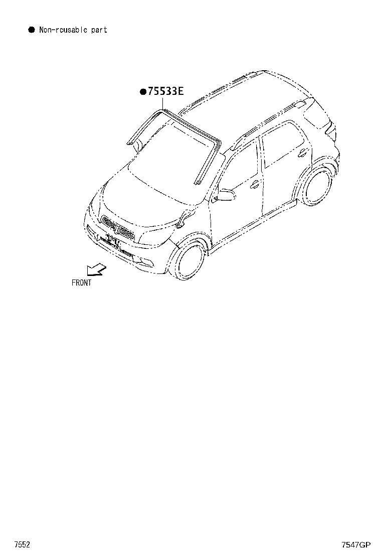 52113-BZ030 EXTENSION SUB-ASSY, FRONT BUMPER, LH product image