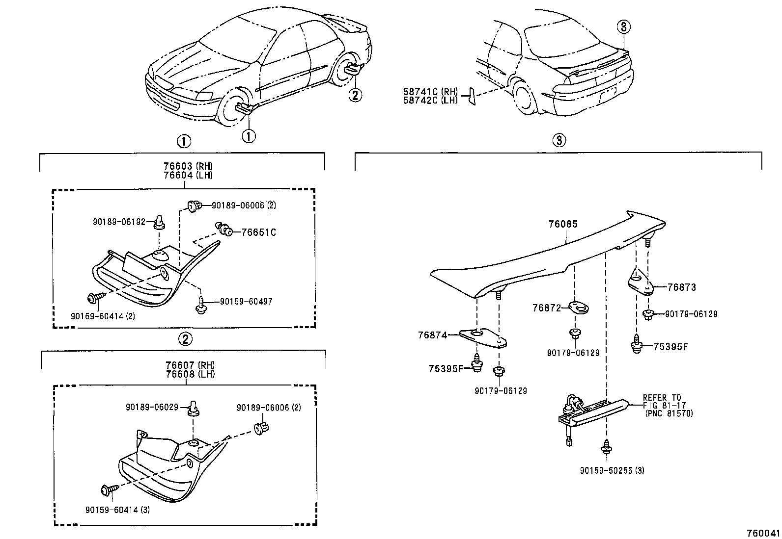 76085-20914 SPOILER SUB-ASSY, REAR product image