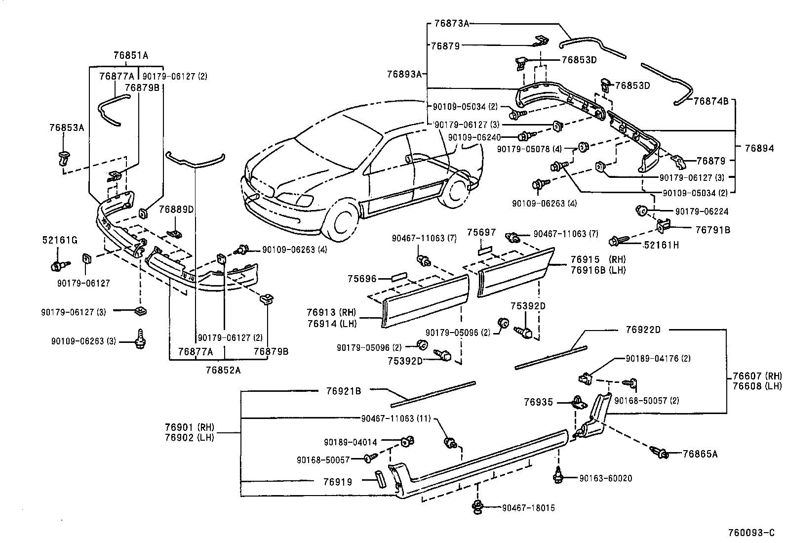 76871-44902 SPOILER, REAR product image