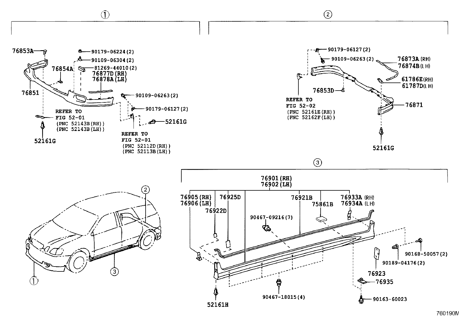 76871-44903 SPOILER SUB-ASSY, REAR product image