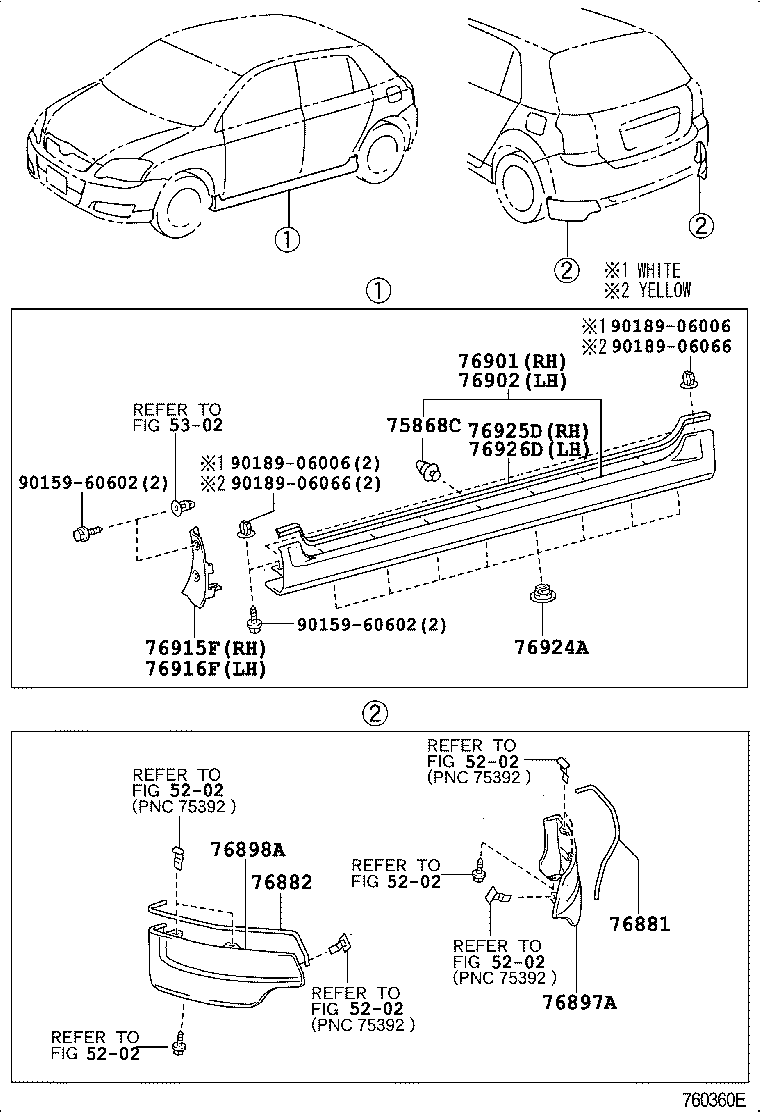 76088-02901 SPOILER,REAR SIDE LH product image