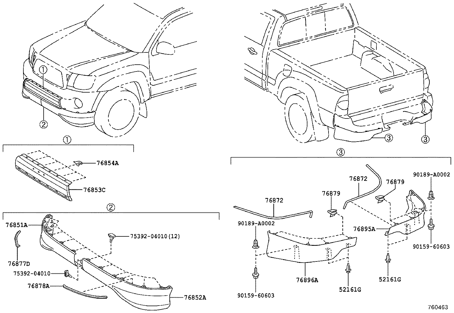 76872-04010 PROTECTOR, REAR SPOILER, NO.1 product image