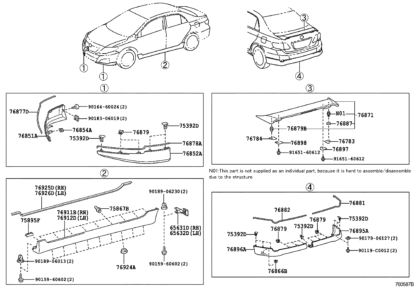 65631-02130 PLATE, REAR WHEEL HOUSE, FRONT RH product image
