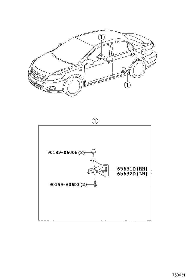 65631-02120 PLATE, REAR WHEEL HOUSE, FRONT RH product image