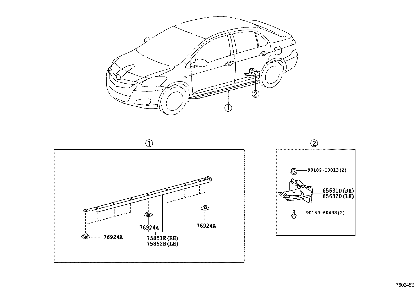 65632-0D040 PLATE, REAR WHEEL HOUSE, FRONT LH product image