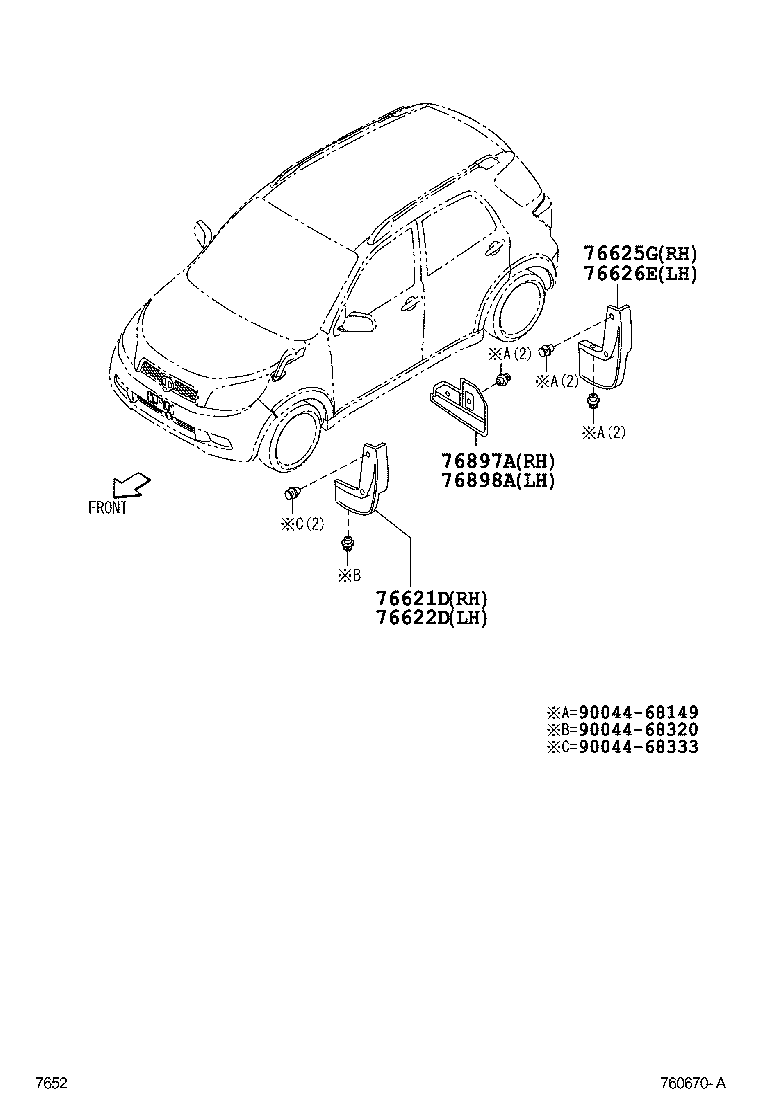 Thumbnail 2 for 76871-B4010-B0