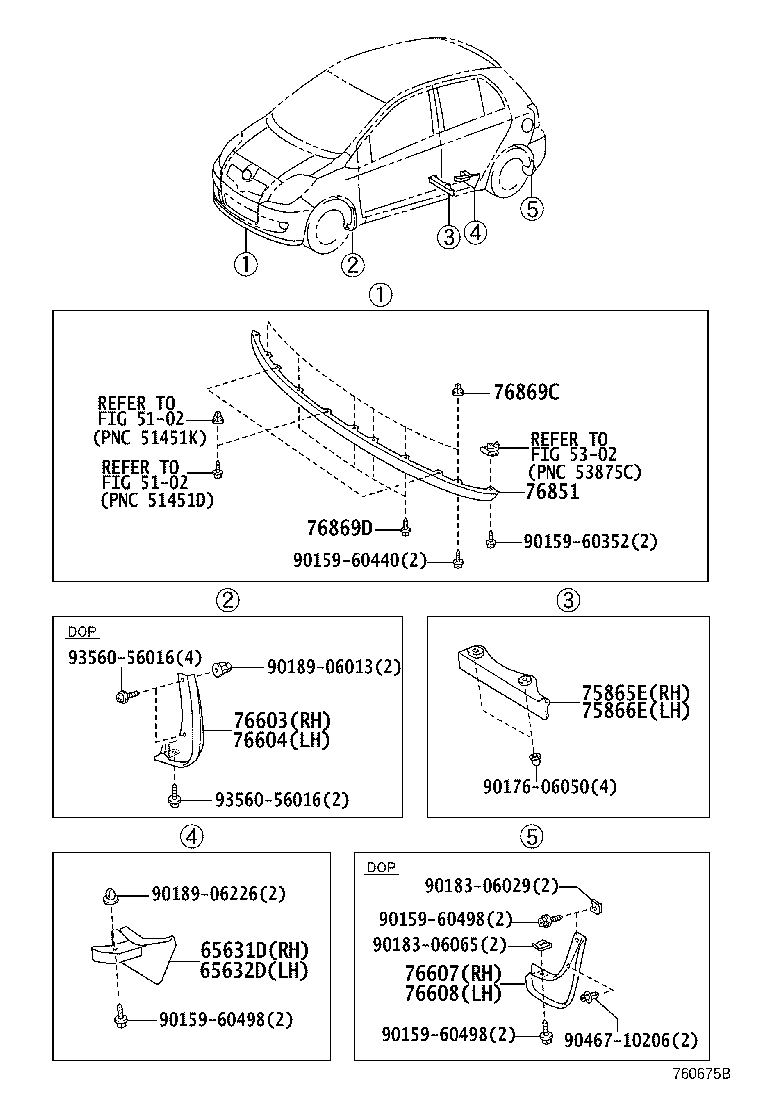 Thumbnail 2 for 76852-0D020