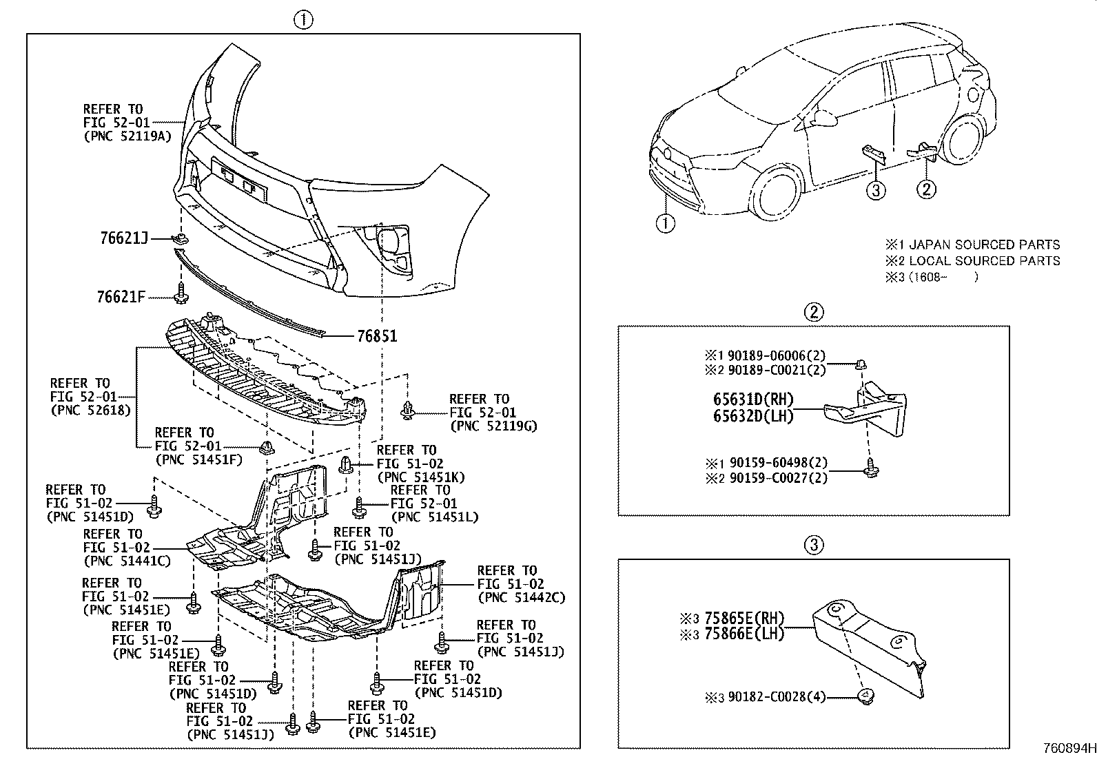 76851-0D130 COVER, FRONT SPOILER product image