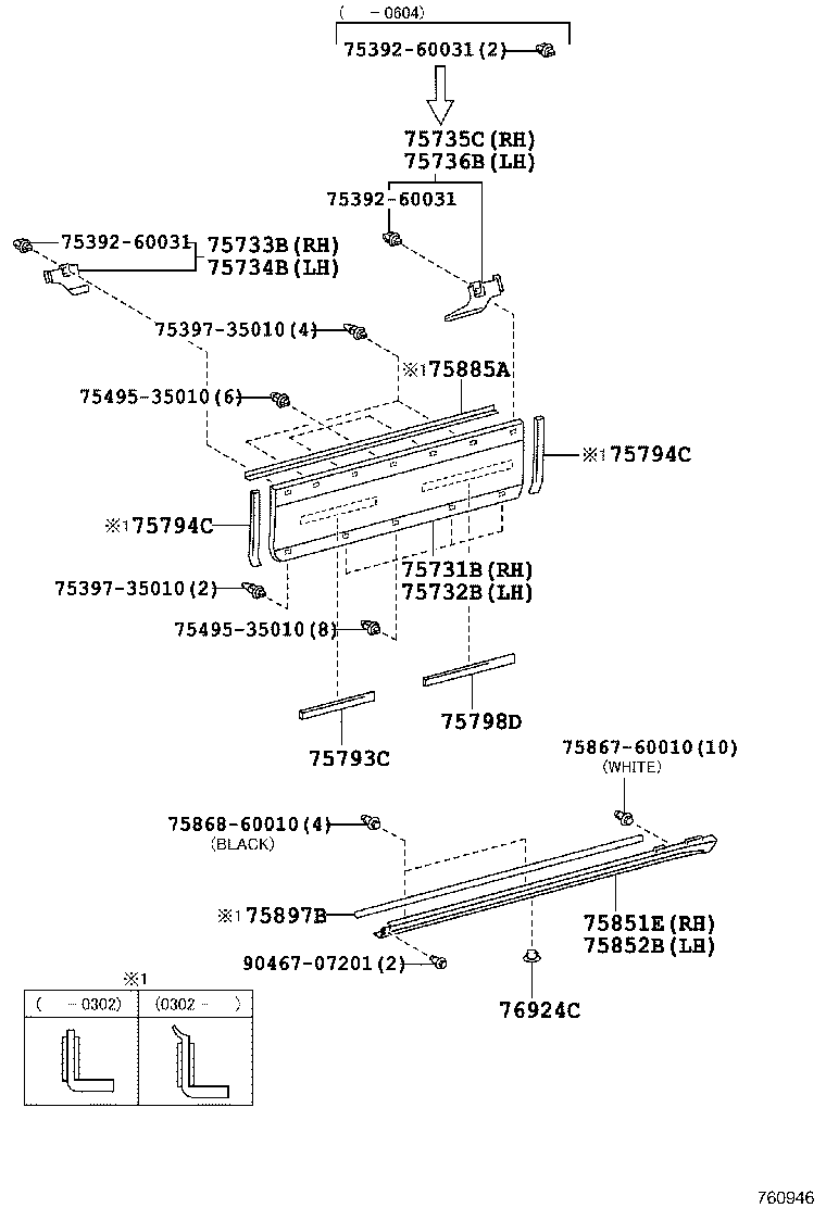 75896-60031 TAPE, MOULDING, NO.2 product image