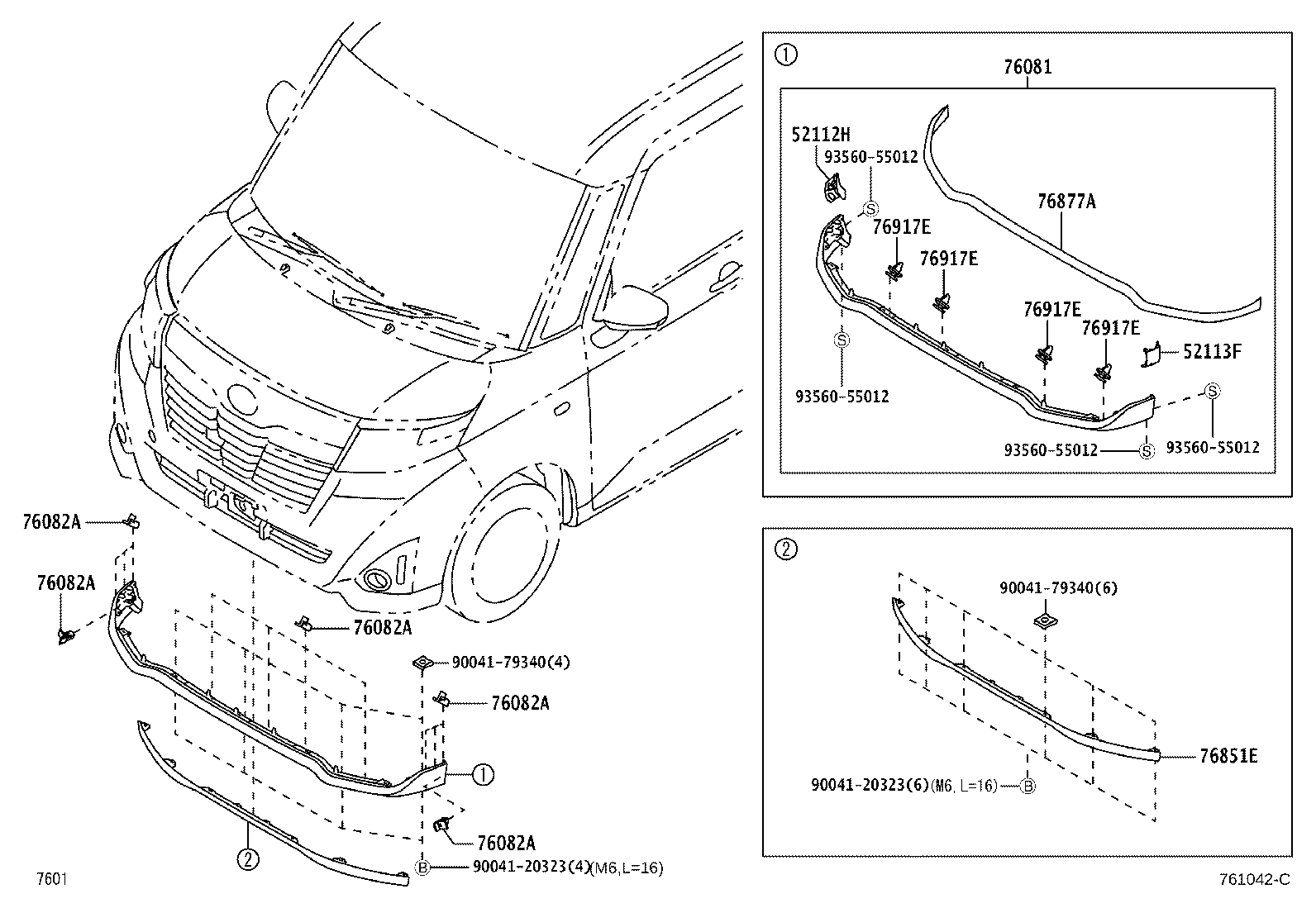 53847-B1010 EXTENSION, FRONT BUMPER, RH product image