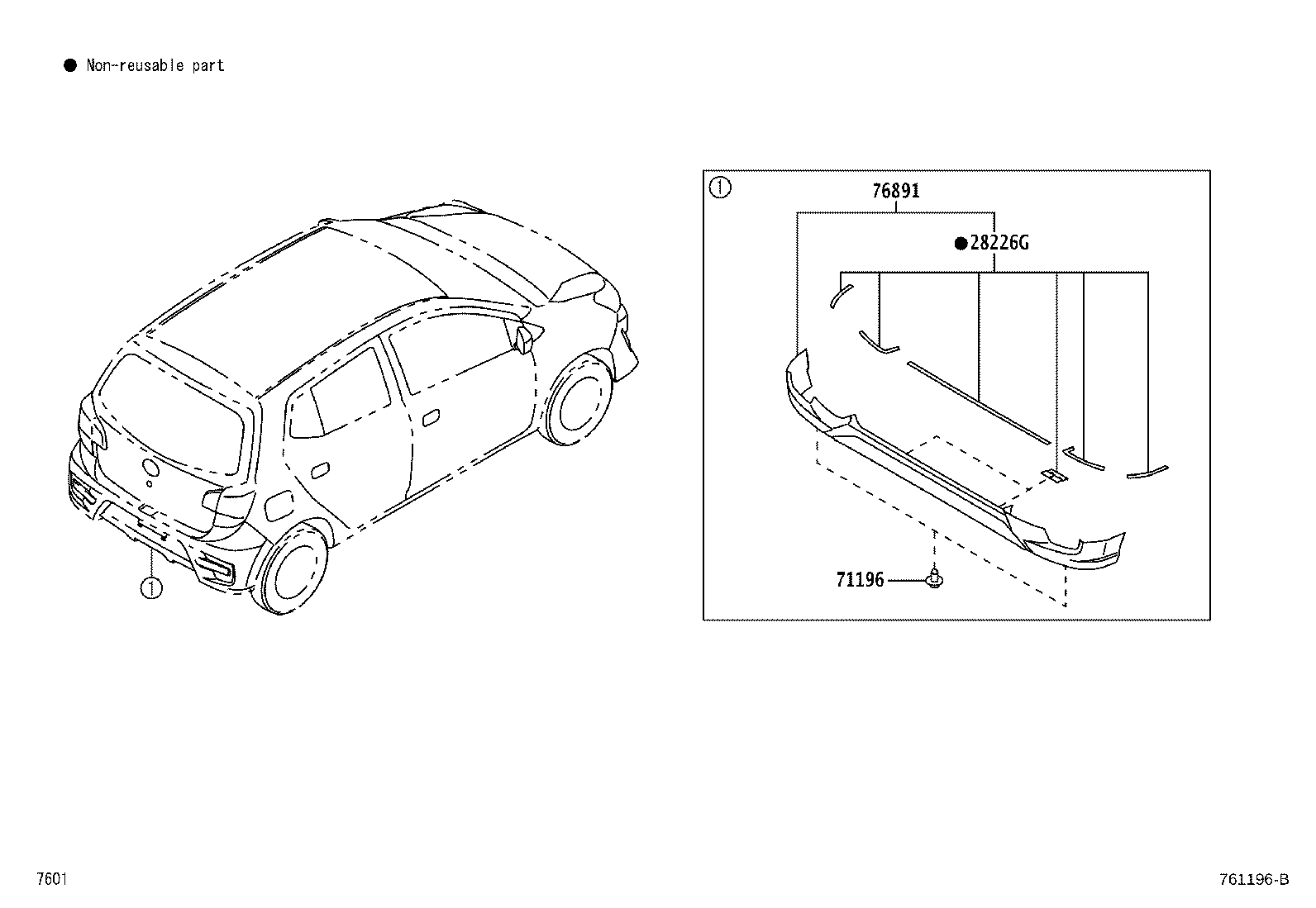 76851-BZ040 COVER, FRONT SPOILER product image
