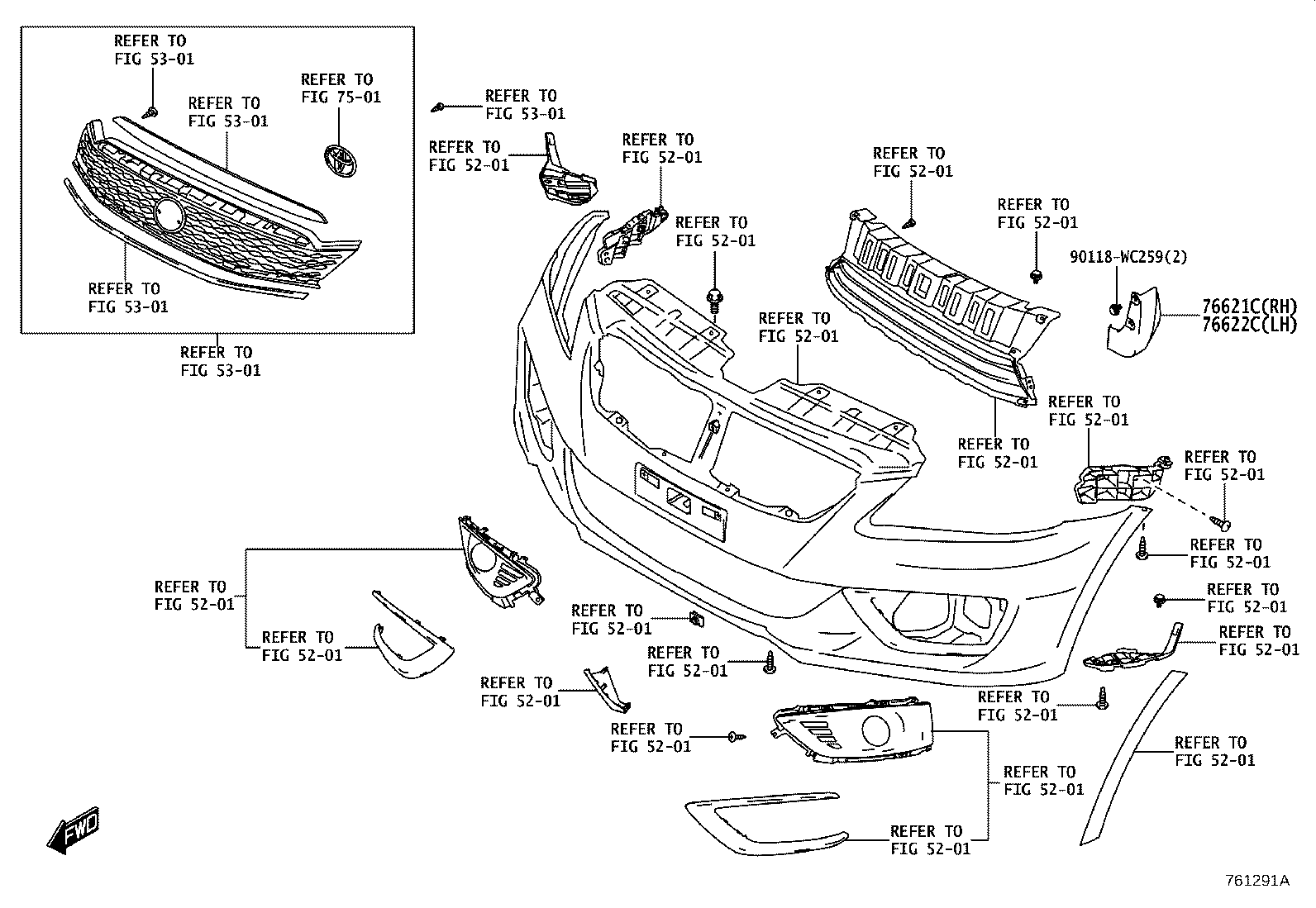 76622-WC001 MUDGUARD, FRONT FENDER, LH product image