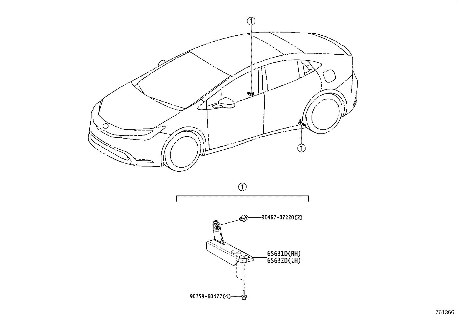 65632-47090 PLATE, REAR WHEEL HOUSE, FRONT LH product image
