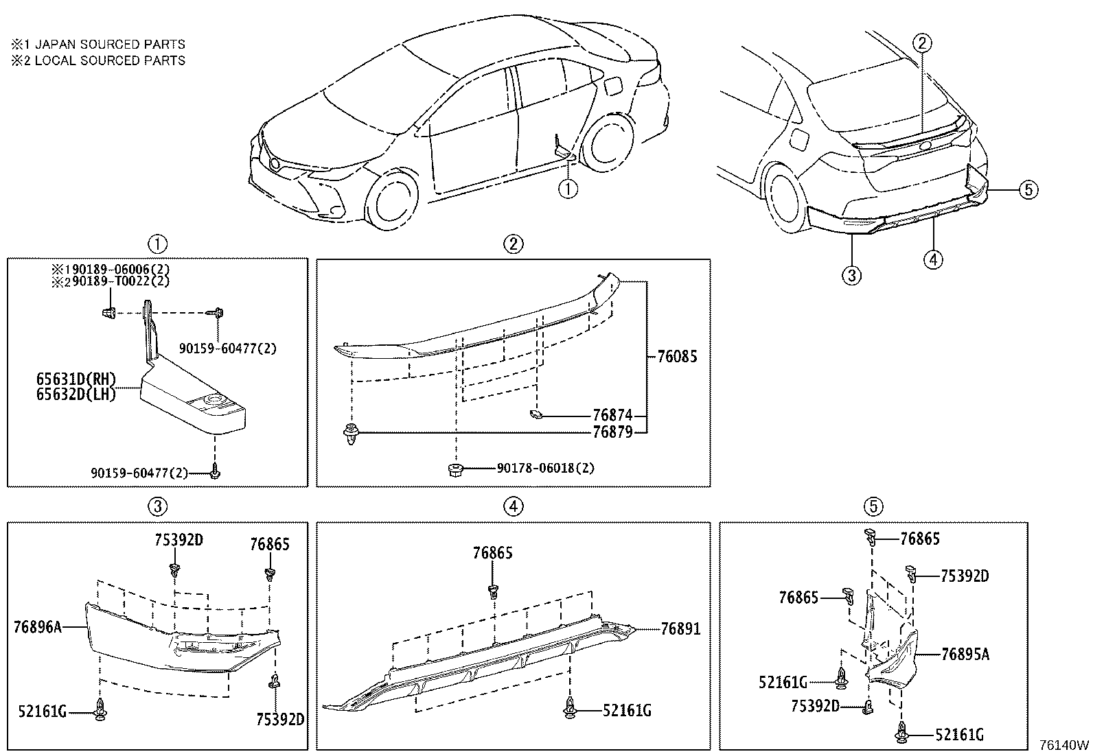 65632-02330 PLATE, REAR WHEEL HOUSE, FRONT LH product image