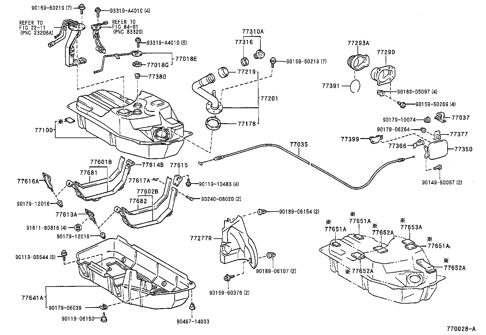 77641-20060 PROTECTOR, FUEL TANK, NO.1 product image