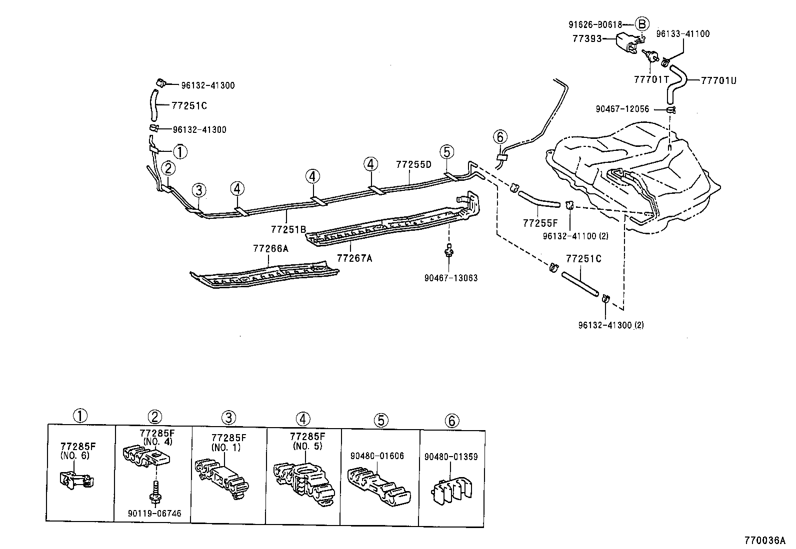 77259-20190 HOSE, FUEL (FOR CHECK VALVE) product image