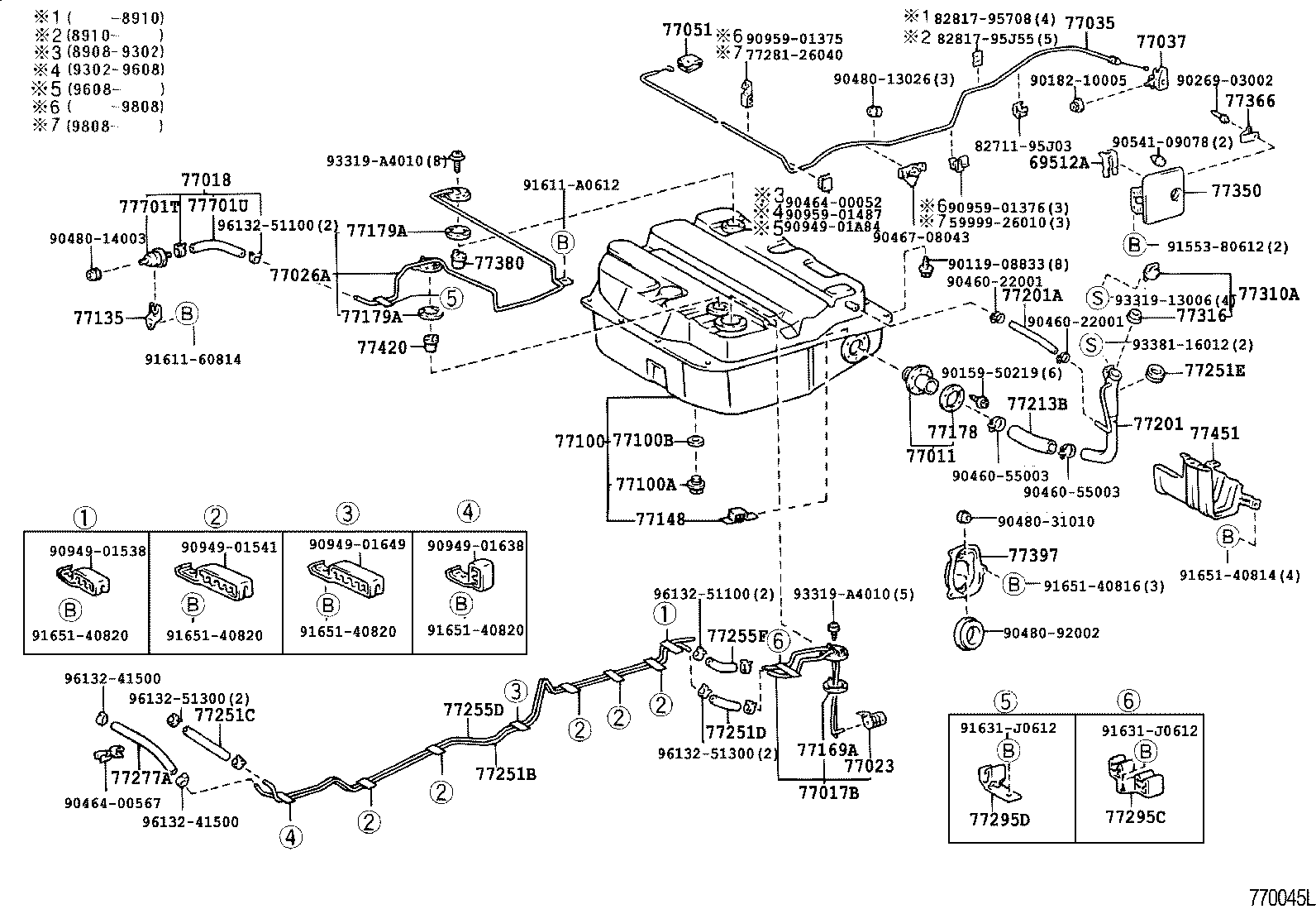 77001-26450 TANK ASSY, FUEL product image
