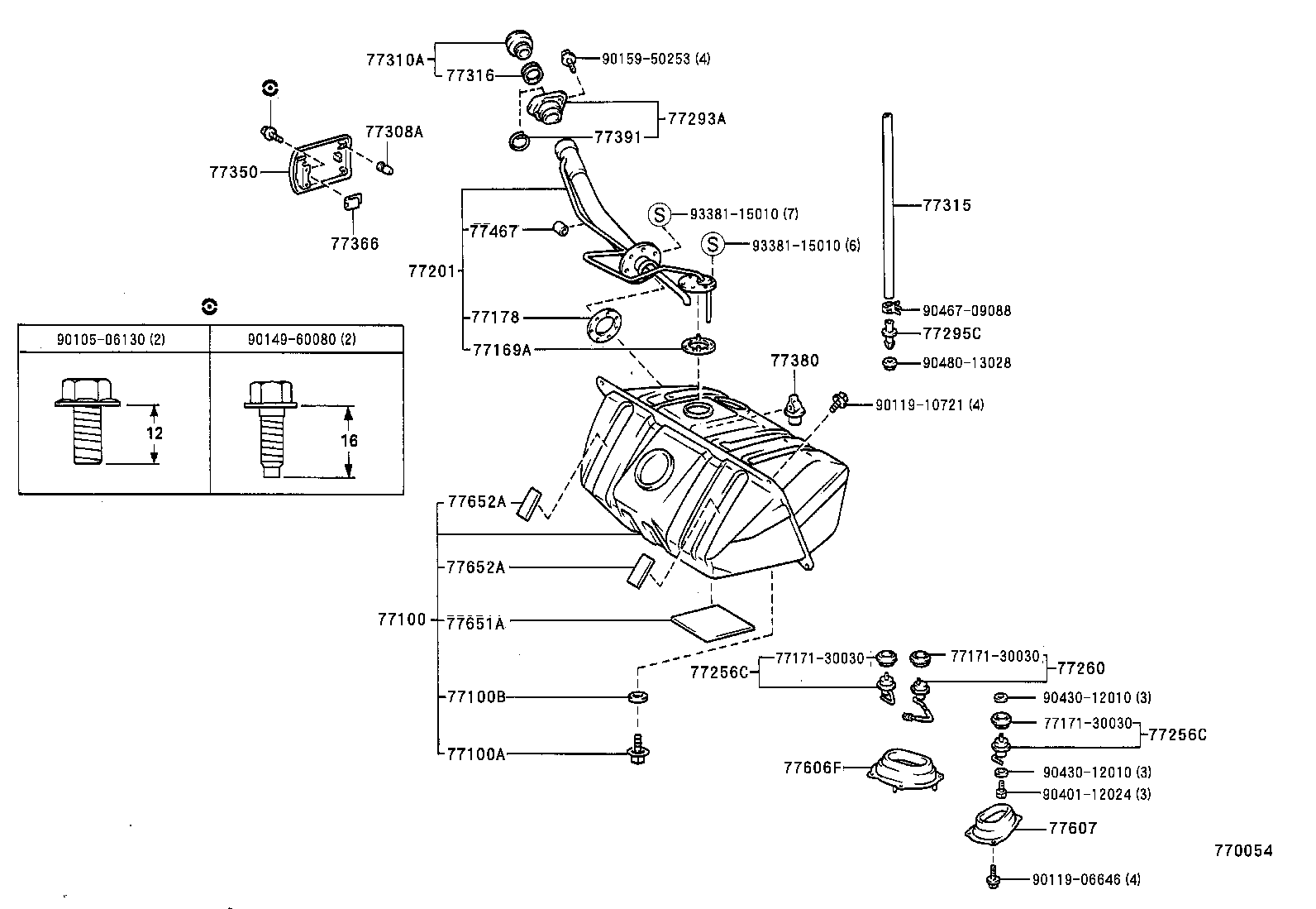 77207-24010 TUBE SUB-ASSY, FUEL RETURN product image