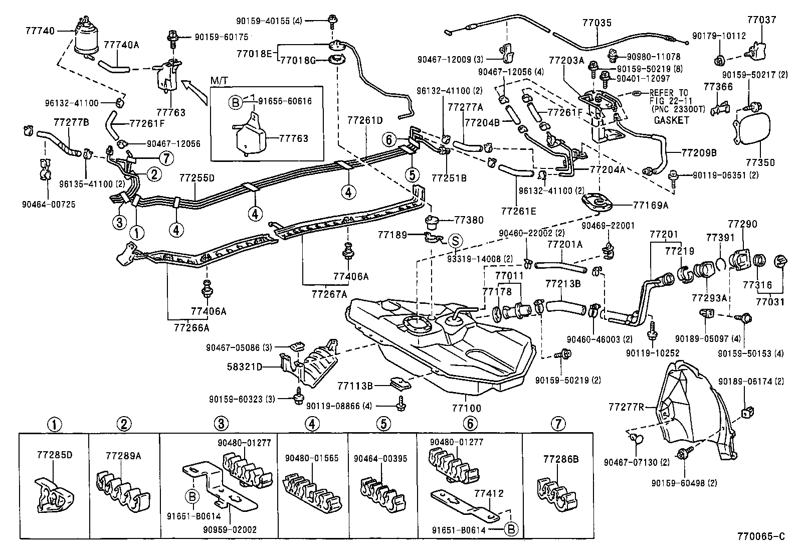 77261-16200 TUBE, FUEL TANK TO CANISTER product image