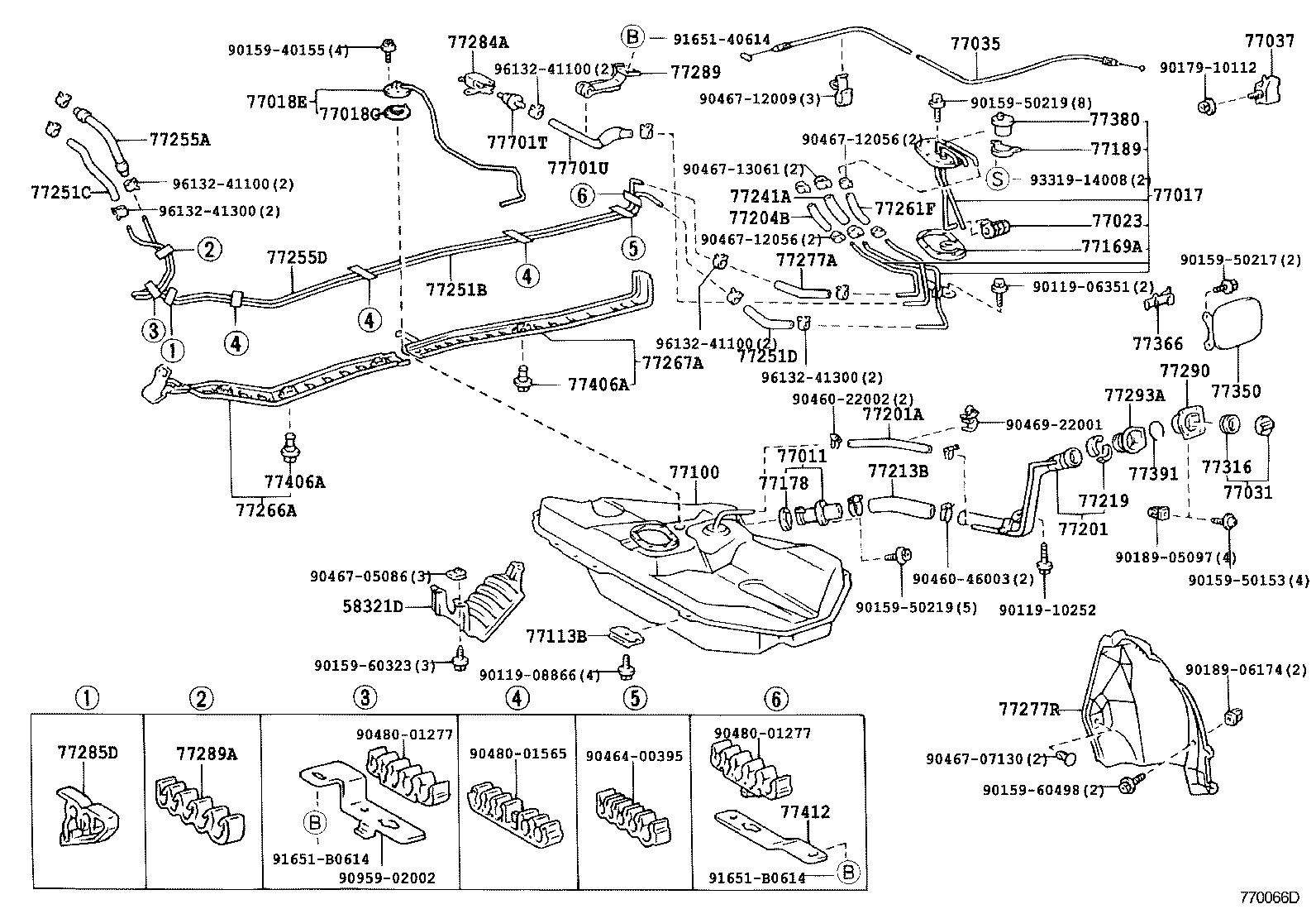 77261-16200 TUBE, FUEL TANK TO CANISTER product image