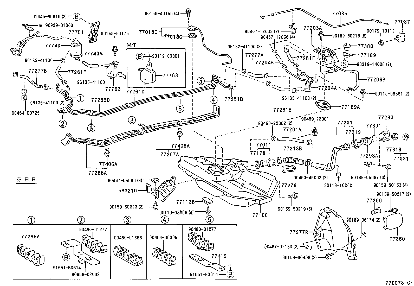77213-16070 HOSE, FUEL TANK TO FILLER PIPE product image