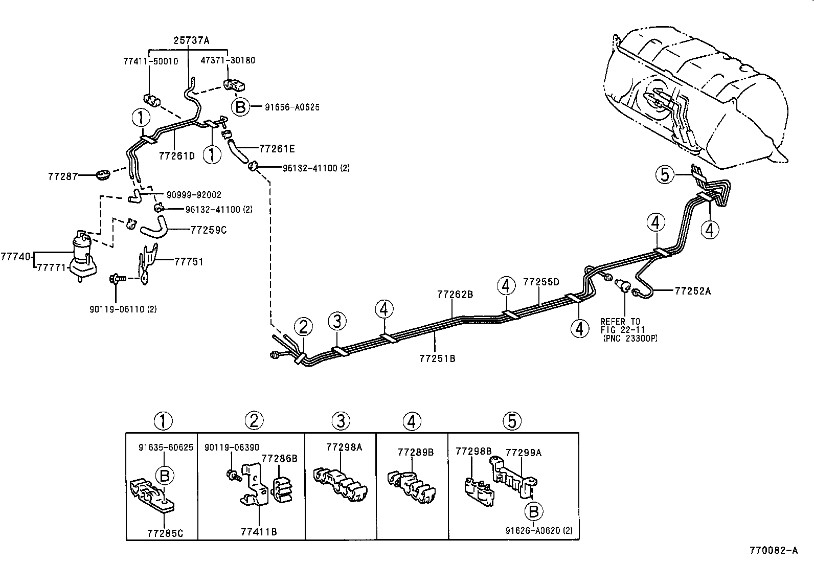 77259-22110 HOSE, FUEL product image