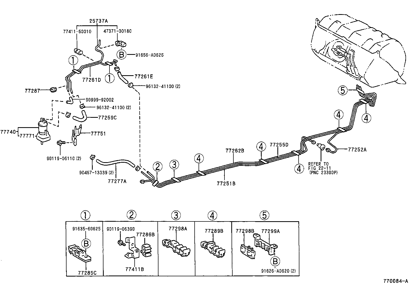 77293-22080 SHIELD, FUEL TANK FILLER PIPE, NO.3 product image