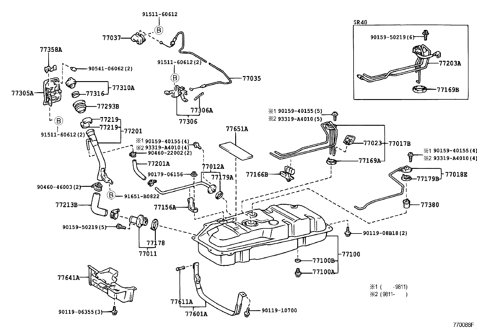 77156-28030 PLATE, BREATHER TUBE SUPPORT, NO.2 product image