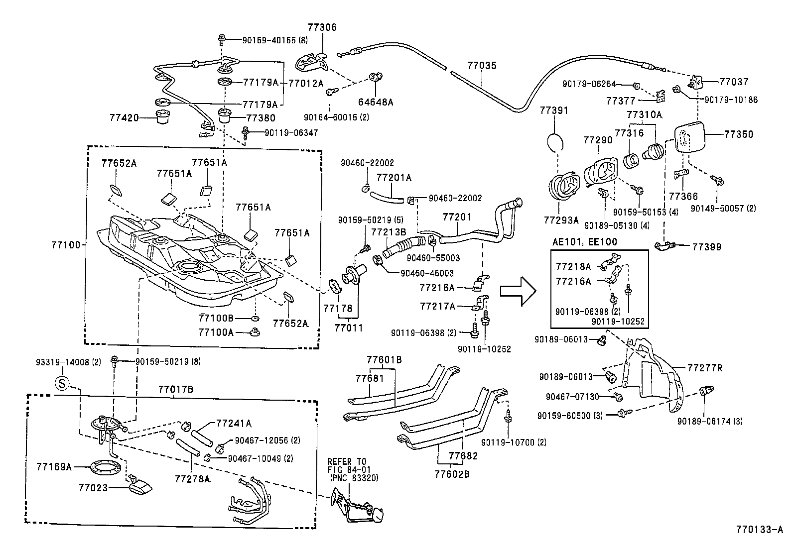 77001-12928 TANK ASSY, FUEL product image