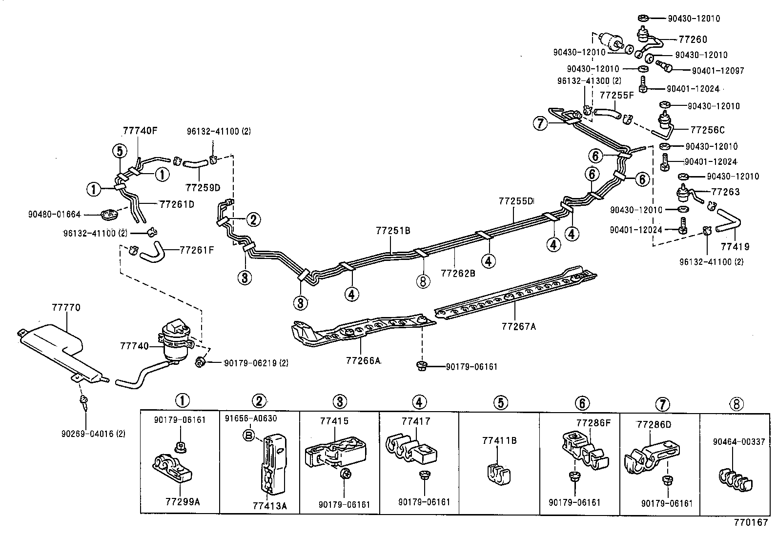 77233-50010 JOINT, FUEL HOSE product image